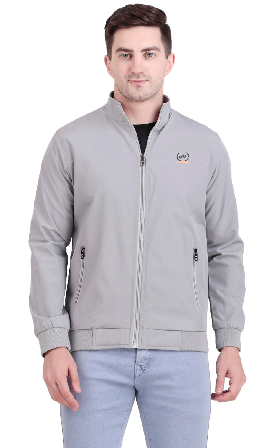 Full Light Gray Windcheater