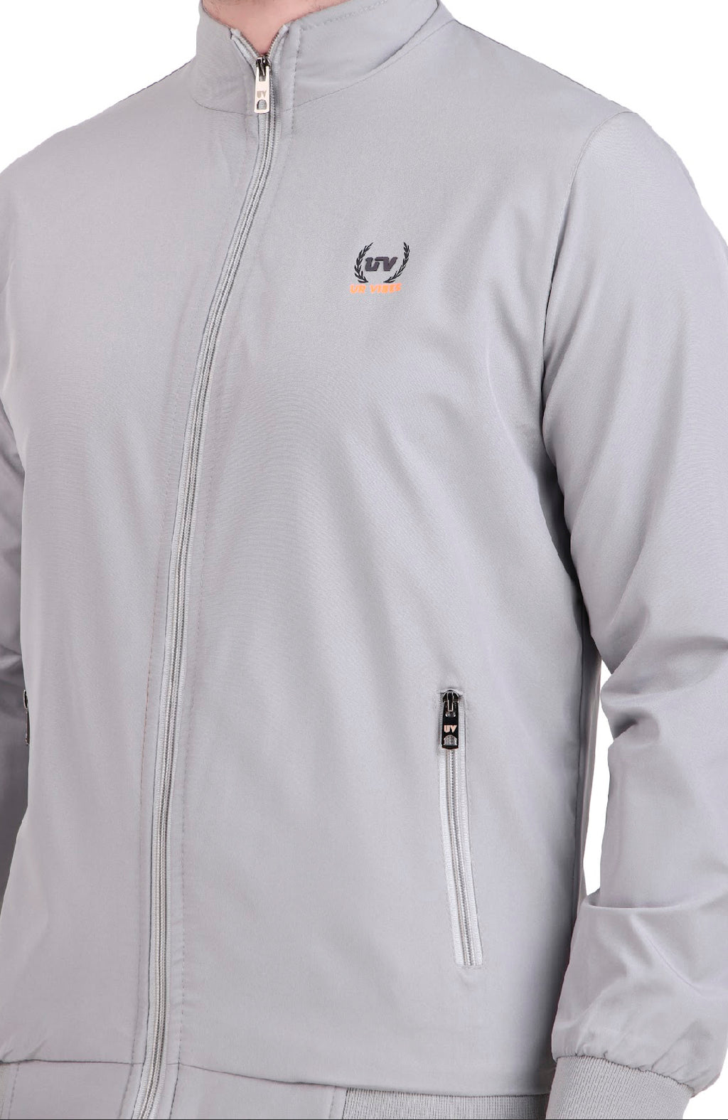 Full Light Gray Windcheater