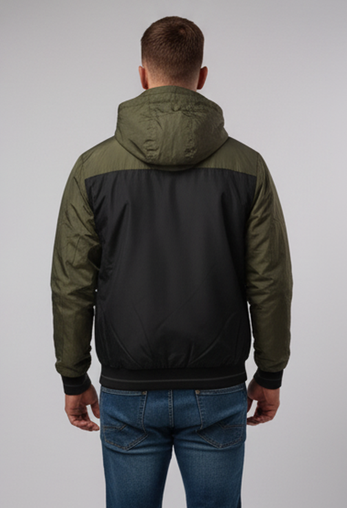 Black &amp; Olive Green Jacket