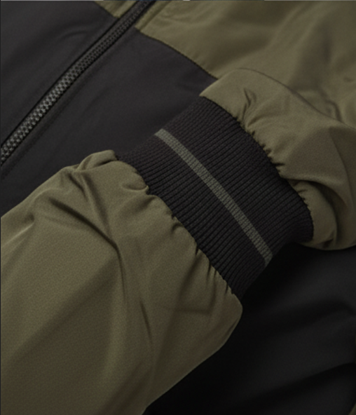 Black &amp; Olive Green Jacket